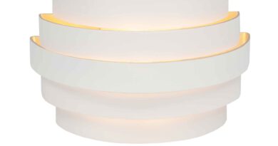 Foto Highlight Wandlamp Scudo B 20 cm wit goud