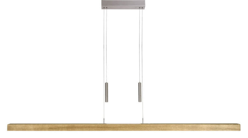 Foto Herzblut Hanglamp Leonora Dim up-down 160 cm eiken