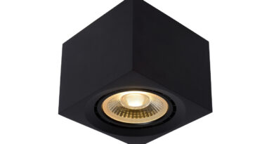 Foto Lucide FEDLER - Plafondspot - LED Dim to warm - GU10 - 1x12W 2200K/3000K - Zwart