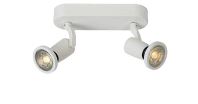 Foto Lucide JASTER-LED - Plafondspot - LED - GU10 - 2x5W 2700K - Wit