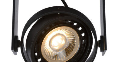 Foto Lucide GRIFFON - Plafondspot - LED Dim to warm - GU10 - 1x12W 2200K/3000K - Zwart