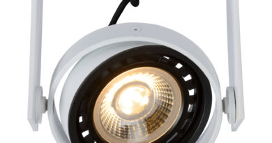 Foto Lucide GRIFFON - Plafondspot - LED Dim to warm - GU10 - 1x12W 2200K/3000K - Wit