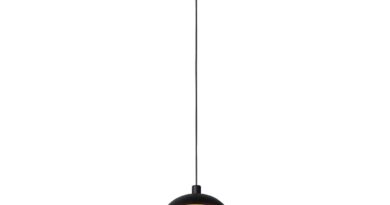 Foto Highlight Hanglamp Singapore 1 lichts 12 cm zwart