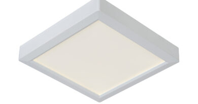 Foto Lucide TENDO-LED - Plafonniere - LED - 1x18W 3000K - Wit