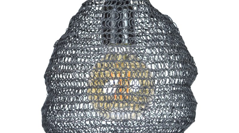 Foto Urban Interiors Plafondlamp Mesh 15 cm Zwart