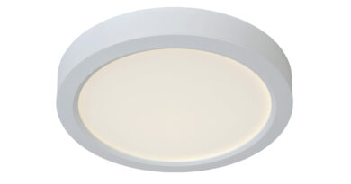 Foto Lucide TENDO-LED - Plafonniere - 22 cm - LED - 1x18W 3000K - Wit