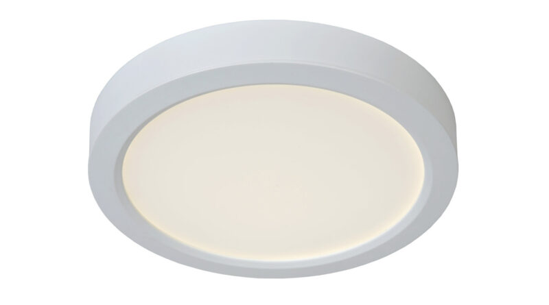 Foto Lucide TENDO-LED - Plafonniere - 22 cm - LED - 1x18W 3000K - Wit