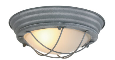 Foto Mexlite Plafondlamp mexlite lisanne 1357gr grijs