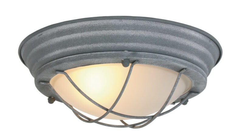 Foto Mexlite Plafondlamp mexlite lisanne 1357gr grijs