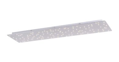 Foto Paul Neuhaus Plafondlamp Sparkle L 100 cm B 25 cm mat chroom