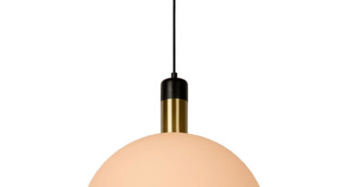 Foto Lucide JULIUS - Hanglamp - 40 cm - 1xE27 - Opaal