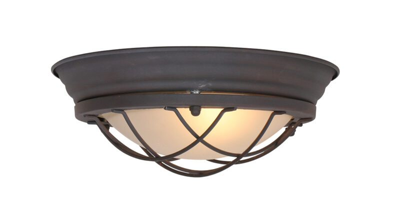 Foto Mexlite Plafondlamp mexlite lisanne 1357b bruin