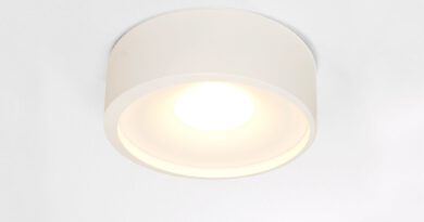 Foto Artdelight Plafondlamp Orlando 14 cm wit