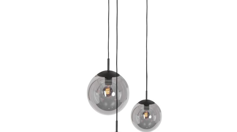 Foto Steinhauer Hanglamp bollique 40 cm 3 lichts 3123 zwart