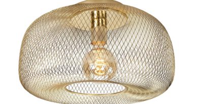 Foto Highlight Plafondlamp Honey 39 cm goud