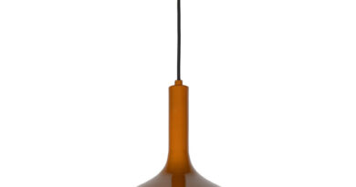 Foto Lucide ROZALLA - Hanglamp - 50 cm - 1xE27 - Okergeel