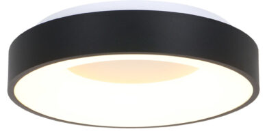 Foto Steinhauer Plafondlamp Ringlede 48 cm 2563 zwart