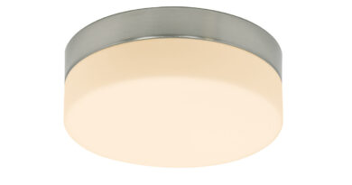 Foto Steinhauer Plafondlamp ceiling and wall IP44 LED 1362st staal