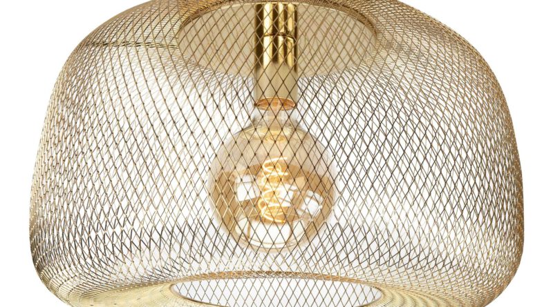 Foto Highlight Plafondlamp Honey 48 cm goud