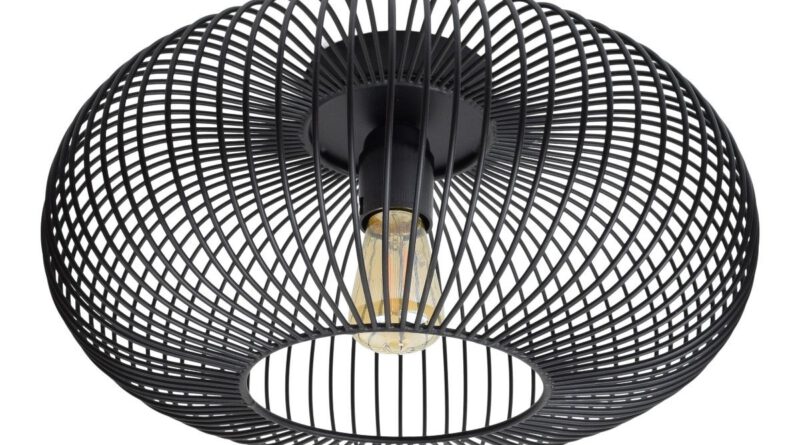 Foto Urban Interiors Plafondlamp Meya 35 cm zwart