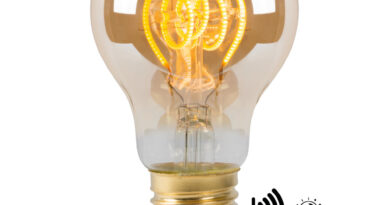 Foto Lucide A60 TWILIGHT SENSOR - Filament lamp Buiten - 6 cm - LED - E27 - 1x4W 2200K - Amber