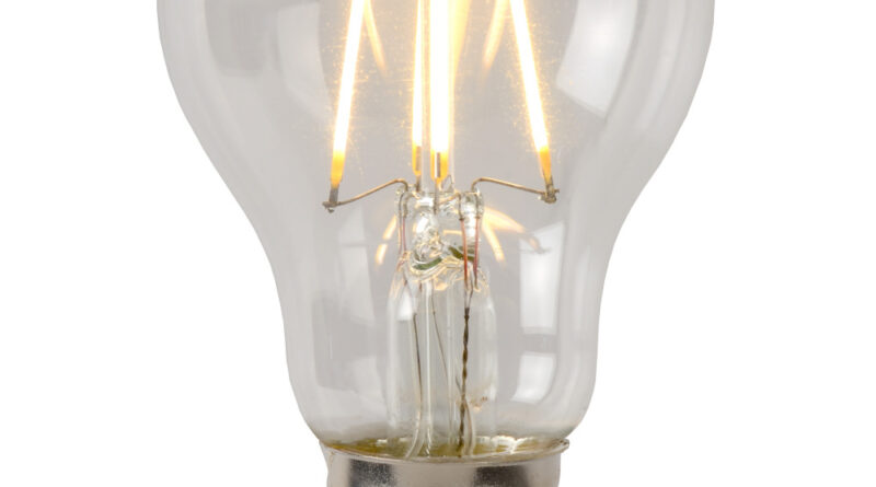 Foto Lucide A60 - Filament lamp - 6 cm - LED Dimb. - E27 - 1x5W 2700K - Transparant