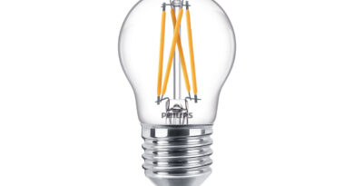 Foto Philips LED E27 kogel 40-6 Watt Philips warmglow filament DIM