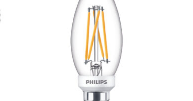 Foto Philips LED E14 kaars 40-6 Watt Philips warmglow filament DIM