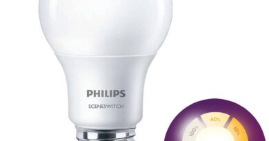 Foto Philips LED E27 lamp 8 Watt Philips SceneSwitch DIM