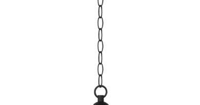 Foto Lucide ARUBA - Hanglamp Buiten - 25 cm - 1xE27 - IP44 - Zwart