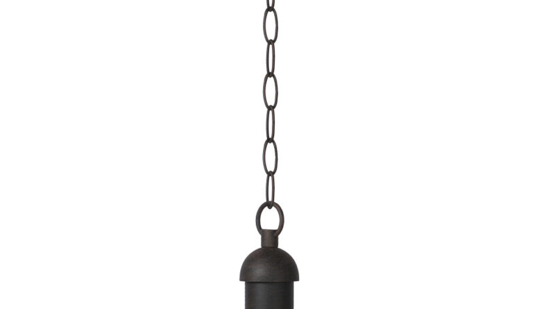 Foto Lucide ARUBA - Hanglamp Buiten - 25 cm - 1xE27 - IP44 - Roest bruin