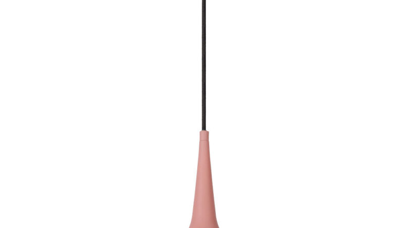 Foto Lucide RAYCO - Hanglamp - 45 cm - 1xE27 - Roze