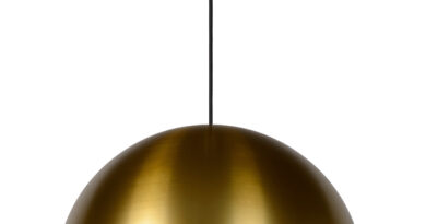 Foto Lucide AKRON - Hanglamp - 50 cm - 1xE27 - Mat Goud / Messing