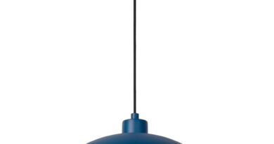 Foto Lucide SIEMON - Hanglamp - 40 cm - 1xE27 - Blauw