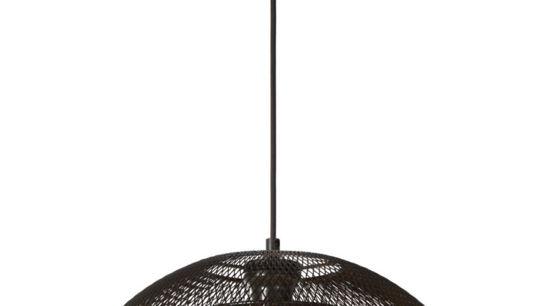 Foto Lucide MESH - Hanglamp - 45 cm - 1xE27 - Zwart