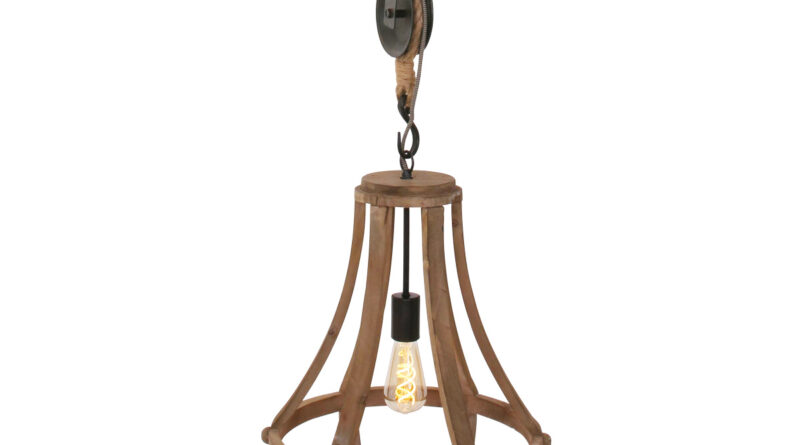 Foto Anne Light & home Hanglamp liberty bell 1349be beige