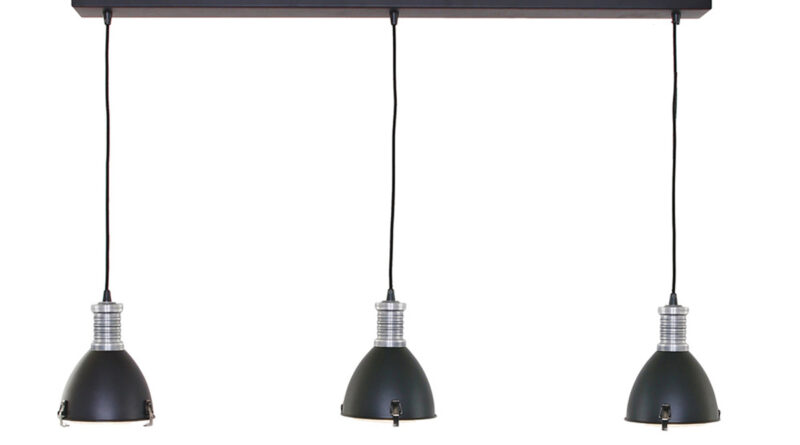 Foto Steinhauer Hanglamp storm zwart