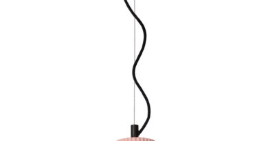 Foto Lucide OPHELIA - Hanglamp - 35 cm - 1xE27 - Roze