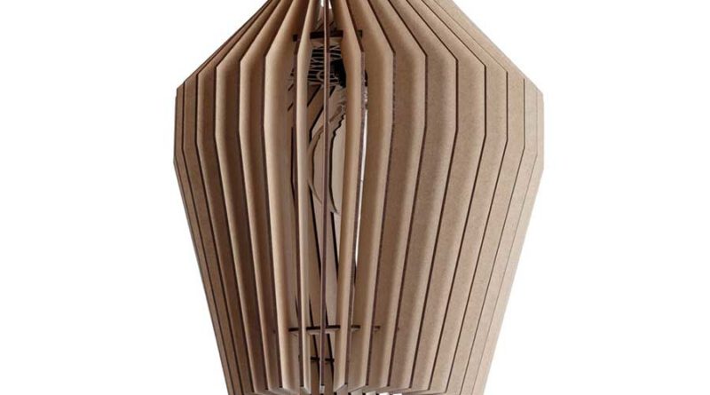 Foto Blij Design Hanglamp Corner 32 cm naturel