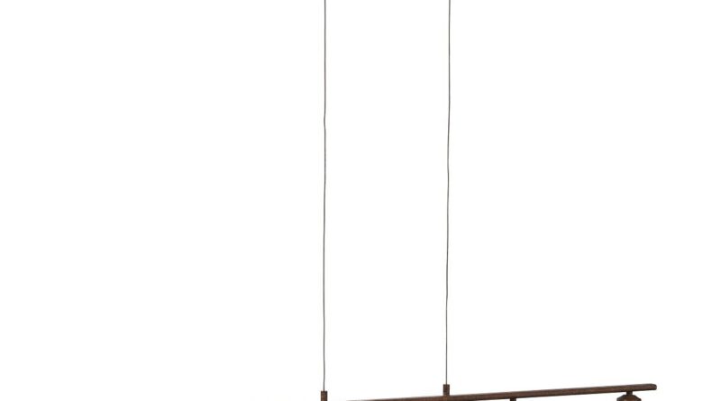 Foto Paul Neuhaus Hanglamp Greta 5 lichts L 132 cm bruin