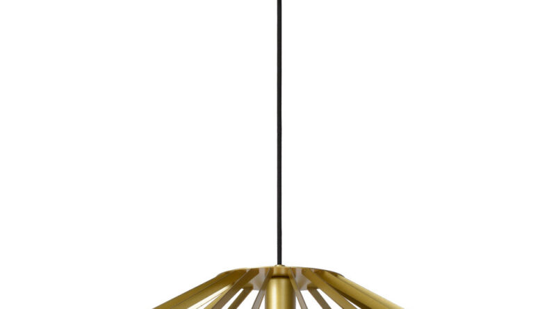 Foto Lucide DIAMOND - Hanglamp - 63 cm - 1xE27 - Mat Goud / Messing