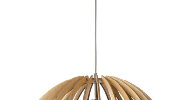 Foto Lucide BOUNDE - Hanglamp - 50 cm - 1xE27 - Naturel