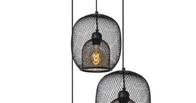 Foto Lucide JERREL - Hanglamp - 51 cm - 3xE27 - Zwart