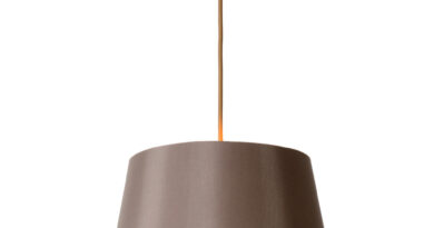 Foto Lucide DOLTI - Hanglamp - 30 cm - 1xE27 - Taupe