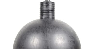 Foto Urban Interiors Hanglamp Dome XL 50 cm ruw Zwart