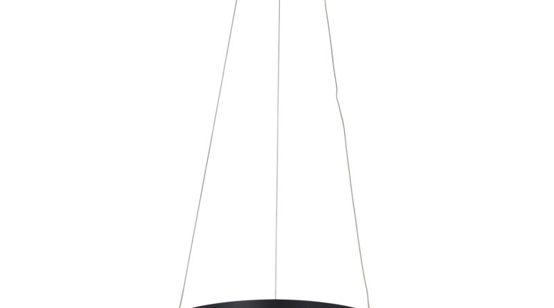 Foto Steinhauer Hanglamp Ringlede 48 cm 2695 zwart