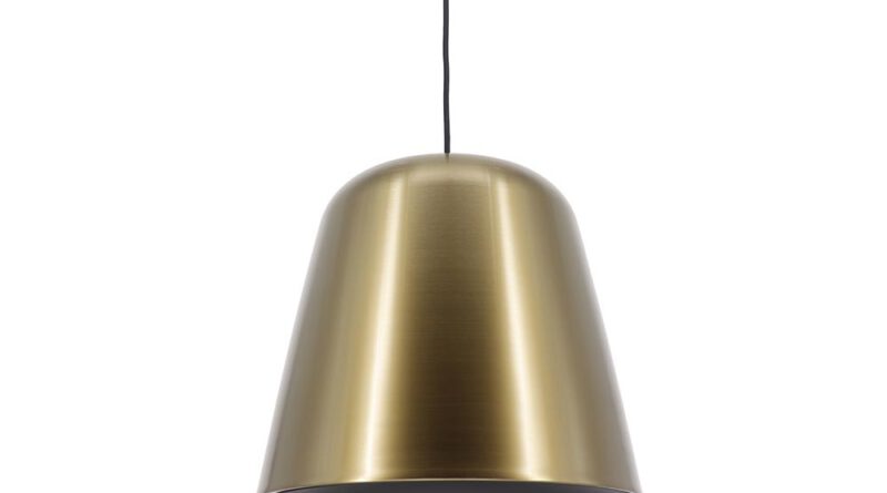 Foto Artdelight Hanglamp Santiago 35 cm brons-zwart