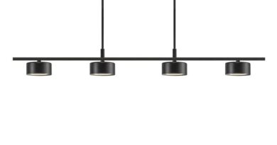 Foto Nordlux Hanglamp Clyde 4 lichts L 115 cm 3 step dim zwart