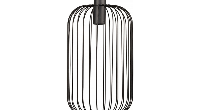 Foto Nowodvorski Hanglamp Cage 30 cm zwart