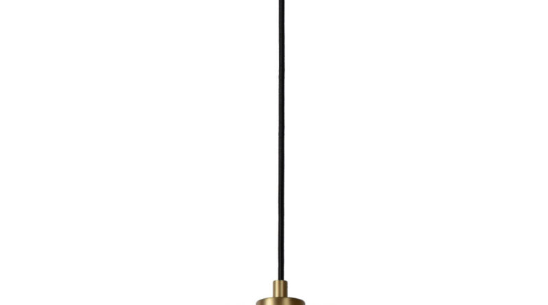 Foto Lucide OLENNA - Hanglamp - 40 cm - 1xE27 - Mat Goud / Messing